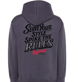 Sudadera con Capucha RayCourt – Serve Your Style, Spike the Rules