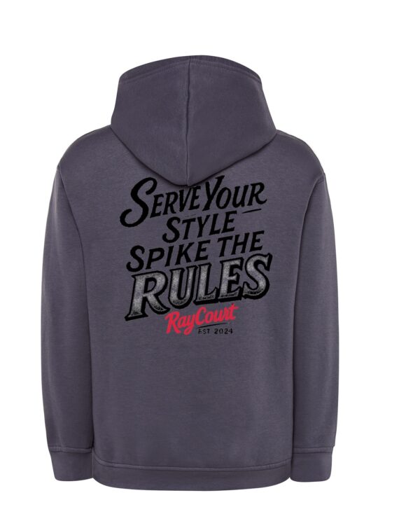 Sudadera con Capucha RayCourt – Serve Your Style, Spike the Rules